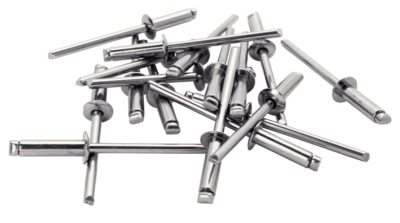 Rapid Rivets Stainless Steel Including Drill Bit, 4 x 12 mm, 5000394-50 Pieces ø4 mm