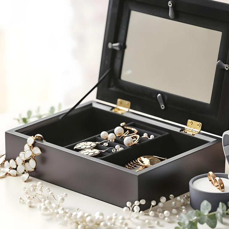 [Australia - AusPower] - 10 Sets Small Hinges with Screws Mini Solid Brass Hinges Jewelry Box Hinges 1 Inch Mini Hinges Folding Butt Hinges DIY Accessories for DIY Boxes Gate Drawer Furniture Woodworking Craft Project (Gold) 