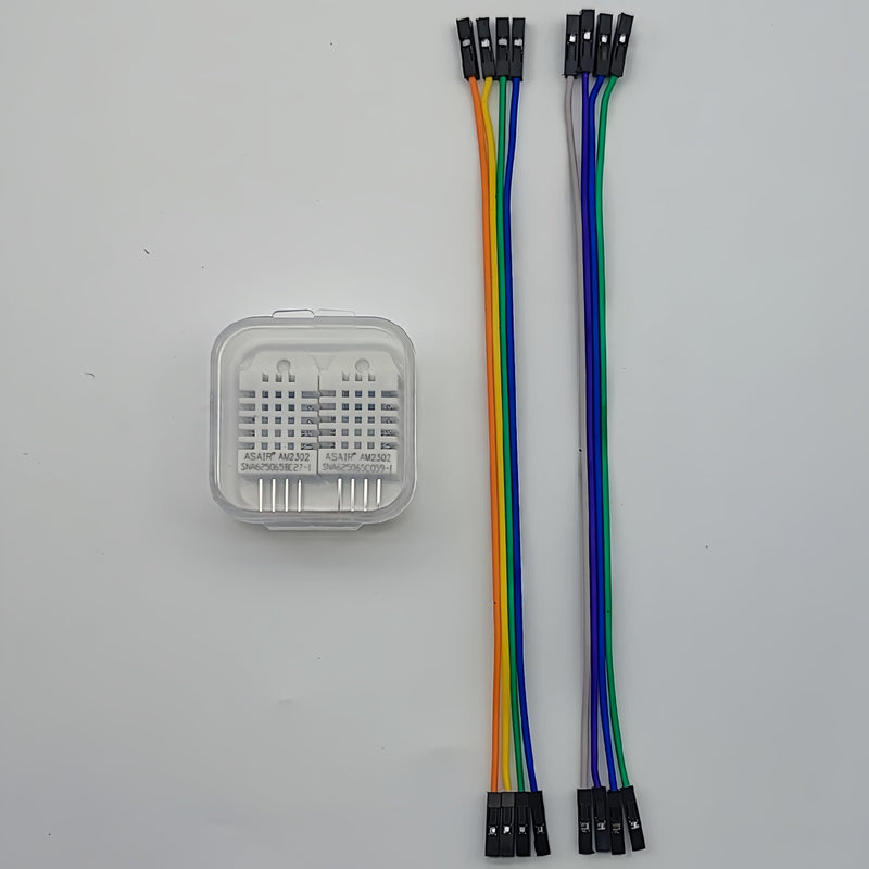 [Australia - AusPower] - 2PCS DHT22 AM2302 Digital Temperature and Humidity Sensor Temp Humidity Digital Measurement Module with 4Pin Jumper Cables 