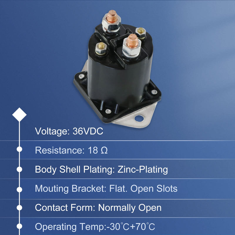 [Australia - AusPower] - 36V Electric Golf Cart Solenoid Repalcement For Club Car DS 1976-1998 4 Terminal Solenoid Club Car Solenoid 1 Pcs 