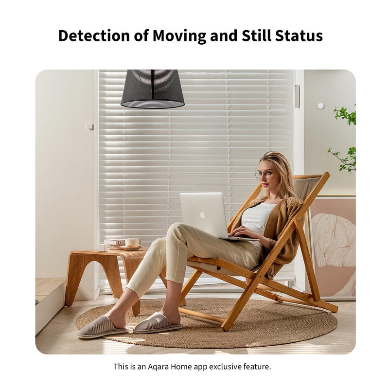 Aqara Zigbee Presence Sensor FP1E, mmWave Radar Wired Motion Sensor, AI Spatial Learning, Supports HomeKit, Alexa, Google Home, Matter Over Bridge, Requires Aqara Zigbee 3.0 Hub