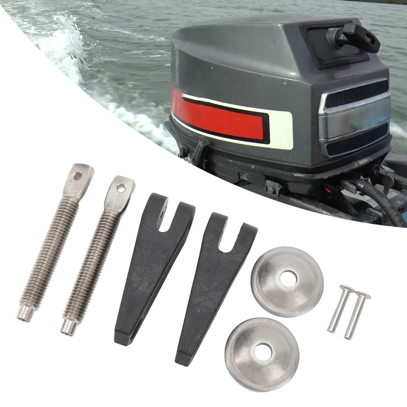 [Australia - AusPower] - Outboard Motor Clamp Screw Handle Set, 2 Set Rugged Clamp Handle Screw Kit 6G1 4311600 6E0 43118 00 00 Replacement Clamp Handle Screw Assy Fit For Outboard 2SH BRACKET 