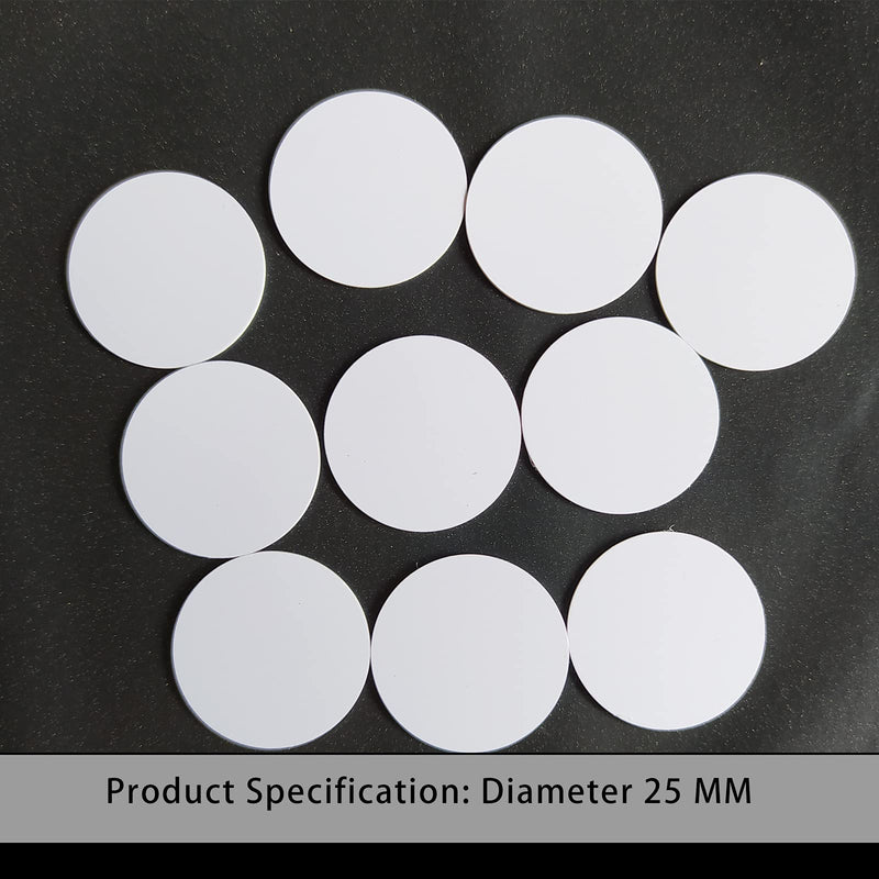 [Australia - AusPower] - IC ISO14443A RFID PVC Coin Card Tag UID Changeable Sector0 Block0 Rewritable(Pack of 10) 13.56Mhz Rewritable Coin 
