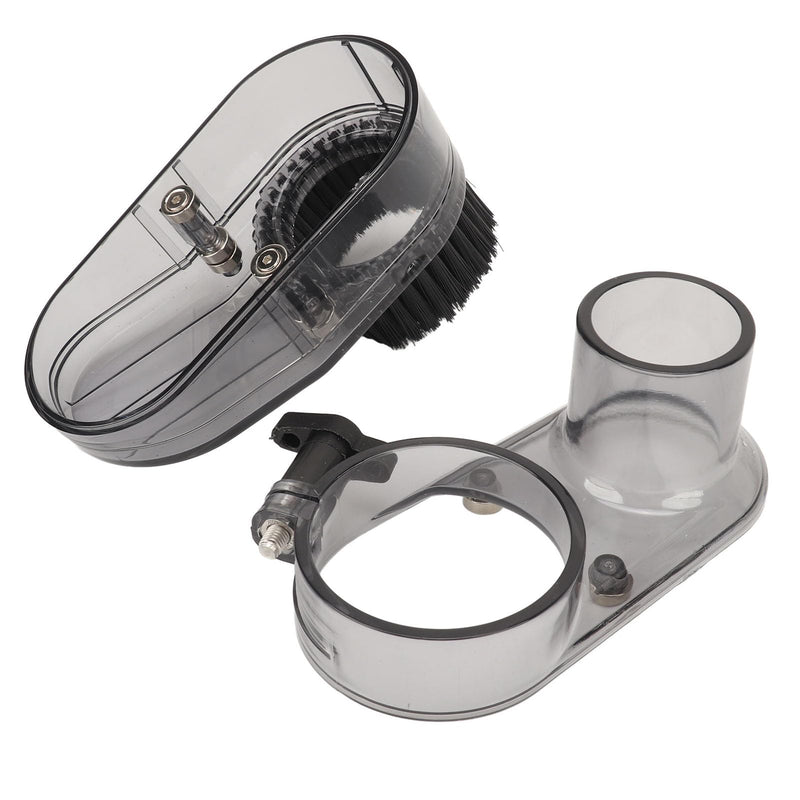 [Australia - AusPower] - CNC Router Dust Shoe, 52 mm Diameter, CNC Router Dust Shoe, Transparent CNC Dust Cover Shoe with 38 mm Hose Diameter for Woodworking 
