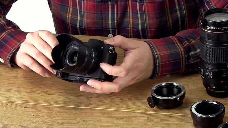Fotodiox Lens Mount Adapter, Pentax K (PK) Lens to Nikon 1-Series Camera, fits Nikon V1, J1 Mirrorless Cameras Standard