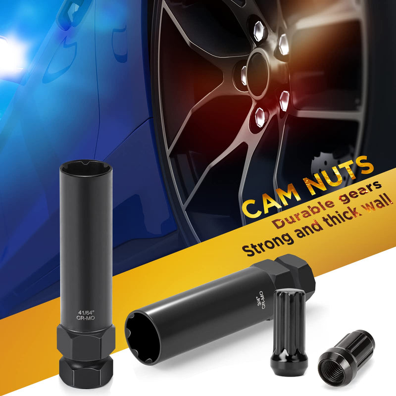 [Australia - AusPower] - 2 Piece 6 Spline & 7 Spline Lug Nut Key, Spline Lug Nut Socket, Wheel Lock Removal Tool Kit for Easy Installation and Removal of Lug Nuts on Aftermarket Wheels 