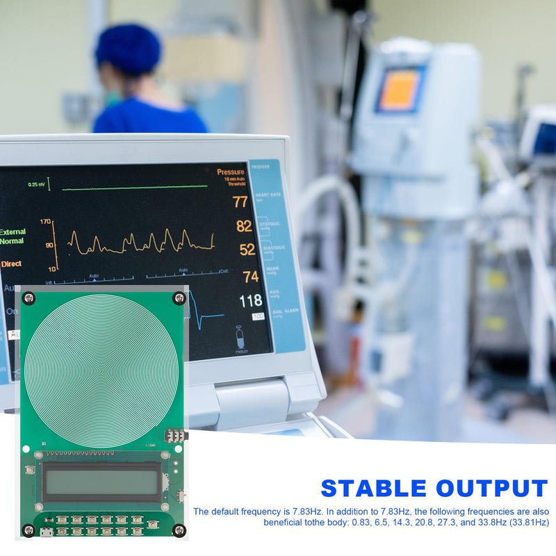 [Australia - AusPower] - 7.83 Hz Schumann Resonance Generator 0.1 ~ 30,000 Hz Schumann Resonance Sine Wave Generator USB 15 x 10 x 1.5 cm Pulse Generator Frequency Generator Healing Schumann Frequency Generator for Bedroom 