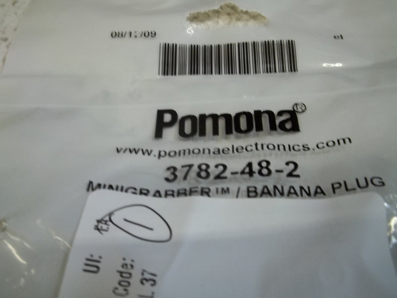 [Australia - AusPower] - Pomona 3782-48-2 MINIGRABBER/Banana Plug (RED) 