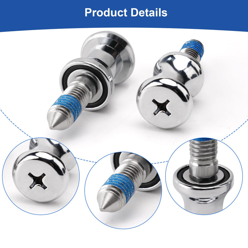 [Australia - AusPower] - Convertible Rear Deck Striker Frankenstein Bolt Set Hardtop Hook Hardware Stud Mount Screw for Mazda Miata MX-5 NA 1990-1997 NB 1999-2005 NA01-R1-38XB NA01R138XB 2PCS 