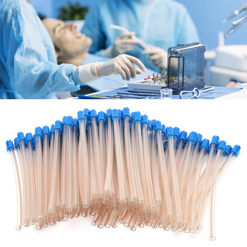 Dental Saliva Suckers, Pack of 100 Disposable Saliva Suckers for Dentists Water Flows Smoothly for Dentist for Dental Clinic