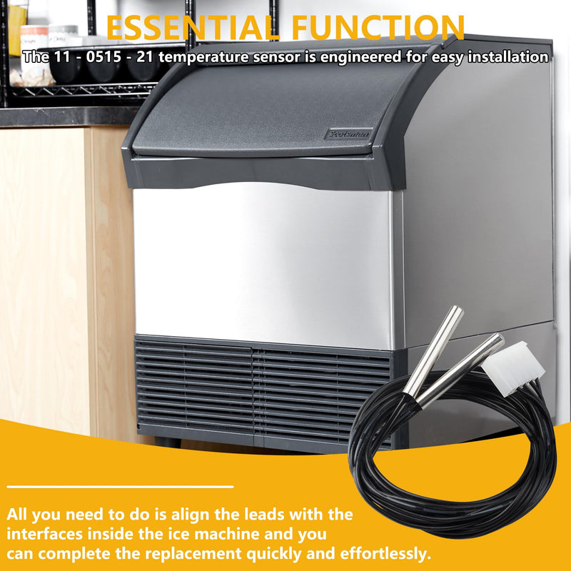 [Australia - AusPower] - 11-0515-21 Replacement Temperature Sensor Compatible with Scotsman Ice Makers, Fits Models C0322, C0322MA-1, C0322MW-1, C0322SA-1, C0322SW-1, C0330, C0330-A and More, for Scotsman Ice Machine Parts 