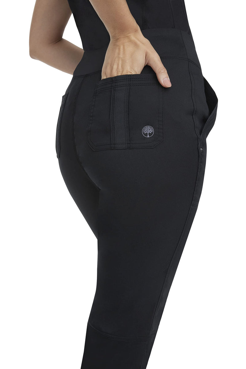 [Australia - AusPower] - Healing Hands Women's Scrub Pant Tori Cargo Bottoms with 5 Pockets and 2-Way Stretch Fabric 9133 Medium Black 