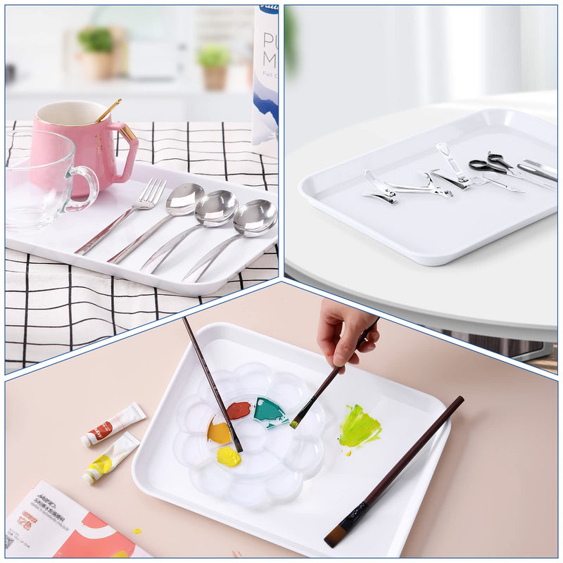 [Australia - AusPower] - JMU Dental Trays Autoclavable, Dental Plastic Trays for Instrument White, 13.25" X 9.75", Size B 13.25" X 9.75" 1 