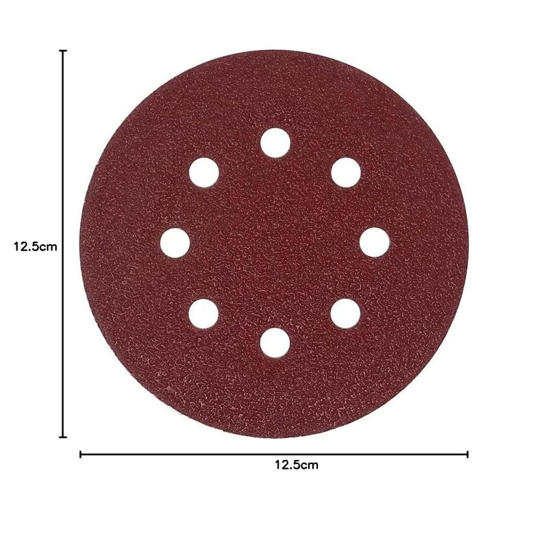 [Australia - AusPower] - SBS Velcro Sanding Discs, Diameter 125 mm, Various Grits, Choice of 50 Pieces Korn 240 