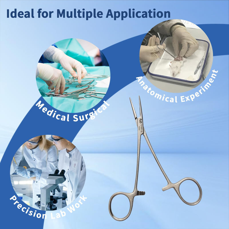 [Australia - AusPower] - OLSEN-HEGAR Needle Holder with Scissors, 5.5" Straight Tip Martensitic Stainless Steel Needle Driver, Surgical Locking Needles Clamp, Fit for Surgery, Medical Lab, Teaching (F31047-14) Olsen-hegar Needle Holder Straight 