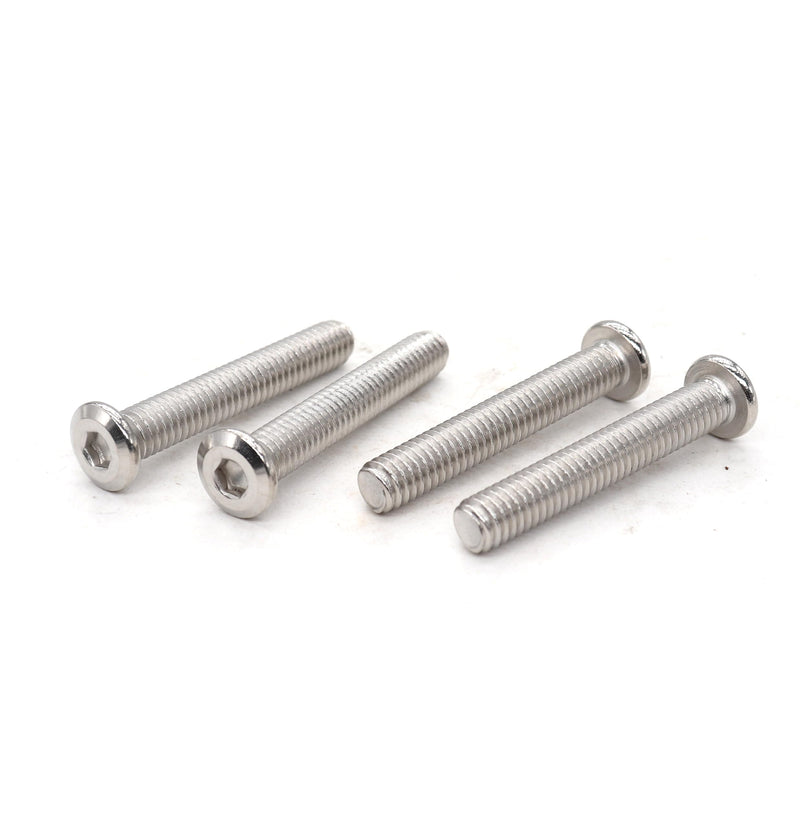 [Australia - AusPower] - binifiMux 10pcs M6 x 50mm Rivet Countersunk Socket Cap Allen Bolts Rivet Screws Furniture Connecting Bolts 304 Stainless Steel 