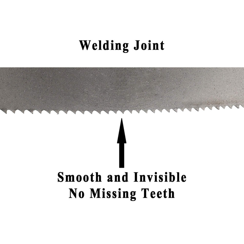 [Australia - AusPower] - S5612131418 56-1/2" Long, 1/2" Wide, 0.025" Thick M42 Bi-Metal Bandsaw Blades for Soft Ferrous Metal Cutting Variable Teeth (14/18TPI) 14/18TPI 