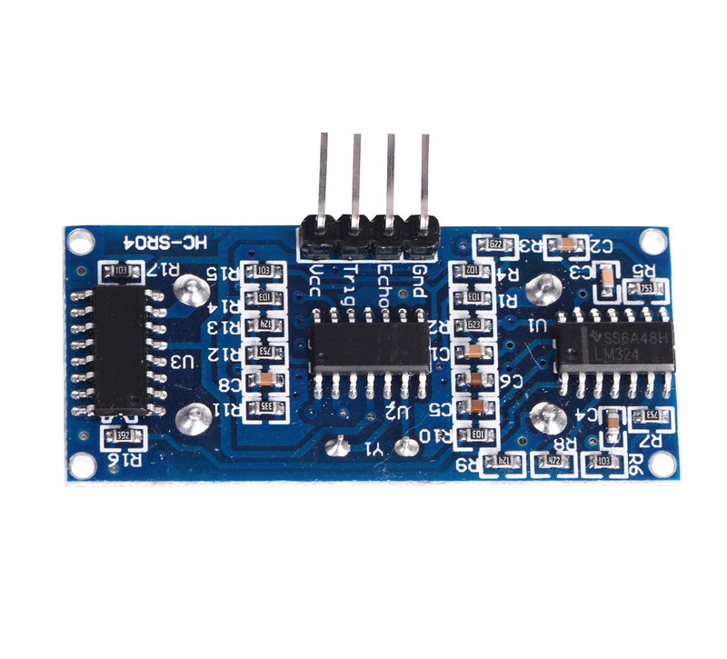[Australia - AusPower] - 2PCS HC-SR04 Ultrasonic Sensor Module Ultrasonic ranging Module with 2PCS Housing Mounting Bracket + 10P Female to Female and 10P Male to Female Jumper Cable for Arduino 2 sets 