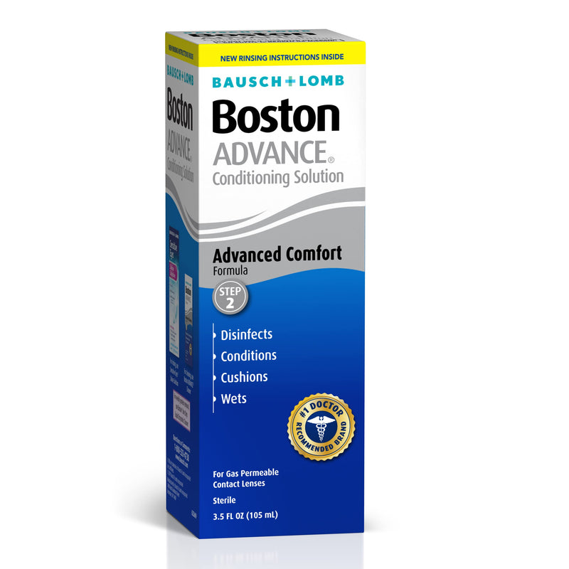 [Australia - AusPower] - Boston ADVANCE Conditioning Solution, from Bausch + Lomb, 3.5 Fl Oz (Pack of 2) 3.5 Fl Oz (Pack of 2) Advanced Comfort 