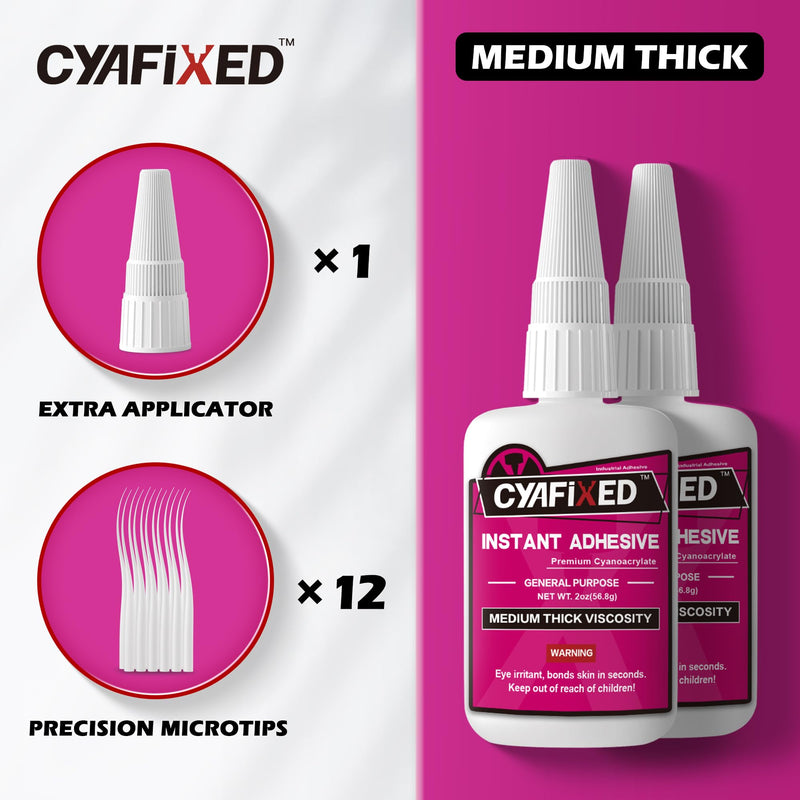 [Australia - AusPower] - Strong Cyanoacrylate (CA) Super Glue, Impact Resistant Medium-Thick Viscosity Instant Adhesive, 4 oz. (113.6 Grams) - CA Glue for 3D Printing, Aquascape and Hobby Models 4 ounce 