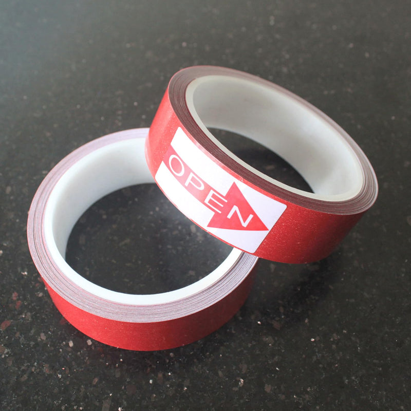 – White Polyester Water Contact Indicator Tape for Warranty Void Instruction in Electronics Repair (2 Rolls x 1" x 10 Yards, 6 Mil Thick, Model: 0201) 2