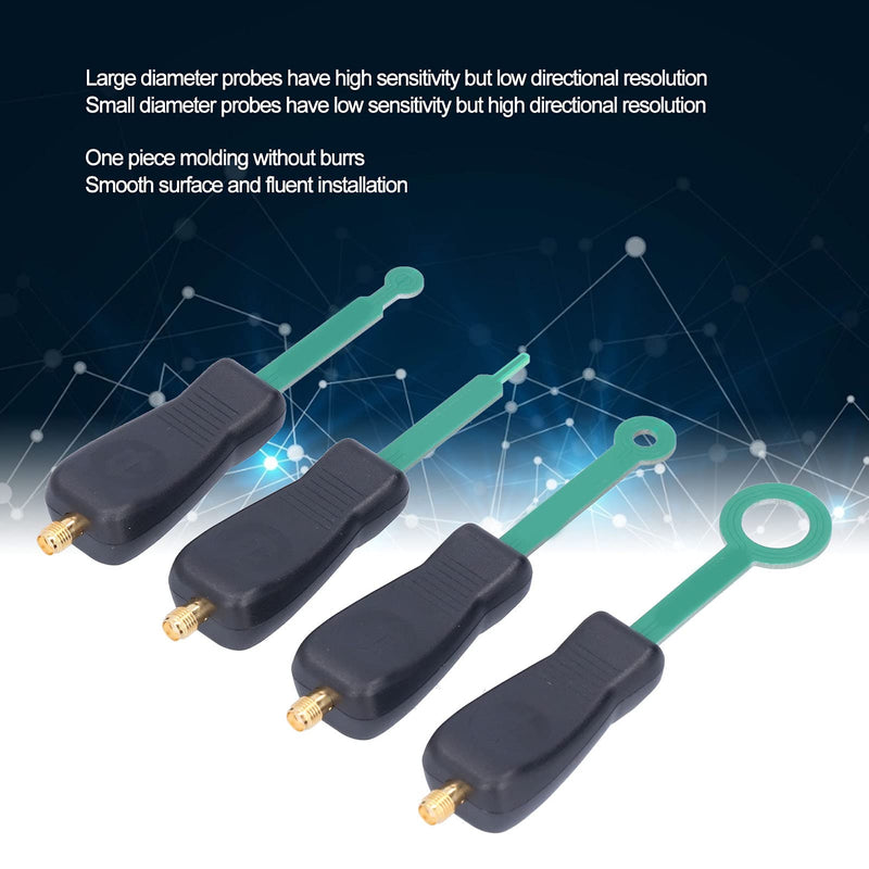 [Australia - AusPower] - 4PCs EMI EMC Near Field Probe Kit (30MHz-3GHz) - Magnetic Field Antenna Set for PCB Circuit Testing, Pre-Certification, Electronic Component Radiation Detection with Spectrum Analyzer 