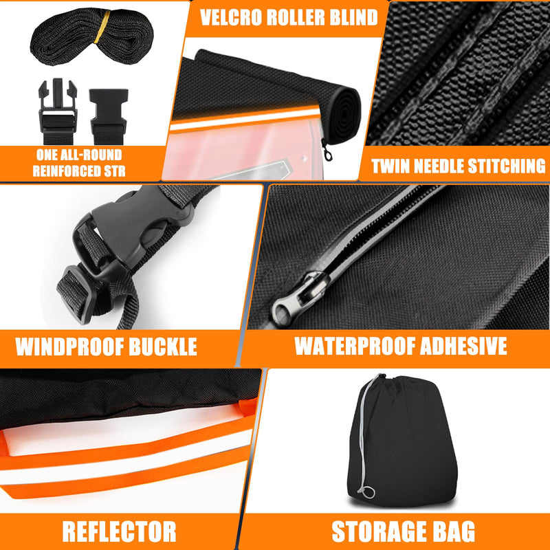 [Australia - AusPower] - Generator Covers While Running 30x24x24inch, Heavy Duty 600D Generator Cover Compatible with Most 5,000-15,000 Watt Generators, Transparent Window, Top Can be Refuel 