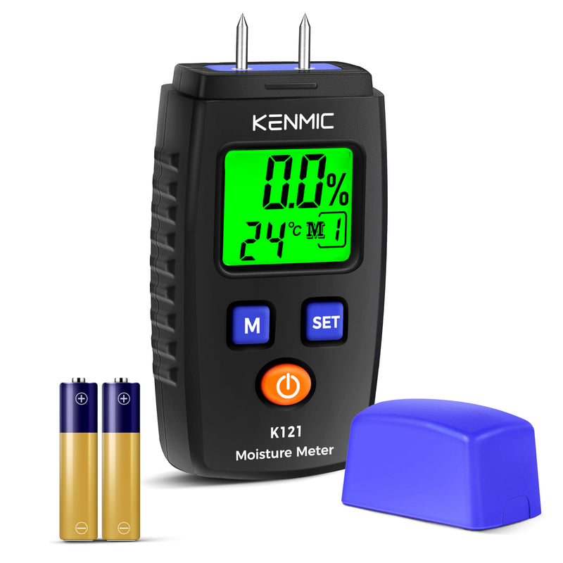 [Australia - AusPower] - Wood Moisture Meter Portable LCD Wood Moisture Detector with Digital Decibel Meter 