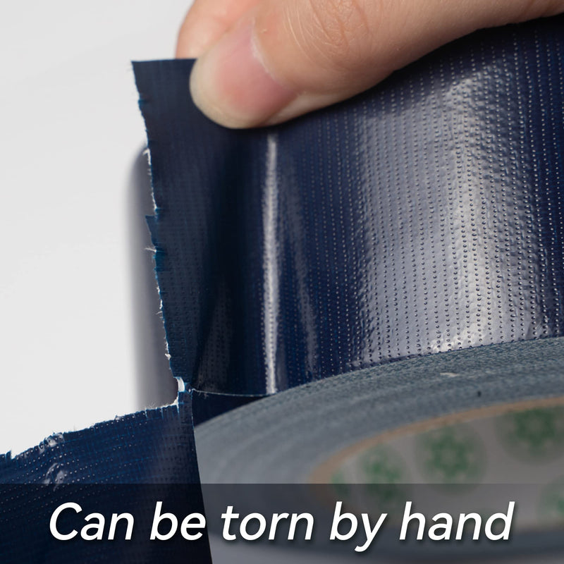 Reniteco Navy Blue Duct Tape- 2 inches x 10 Yards, Waterproof & All-Weather, No Residue, UV Resistant, Heavy Duty for Car, Home & Outdoor Repairs, 1 Roll 2in*10yard