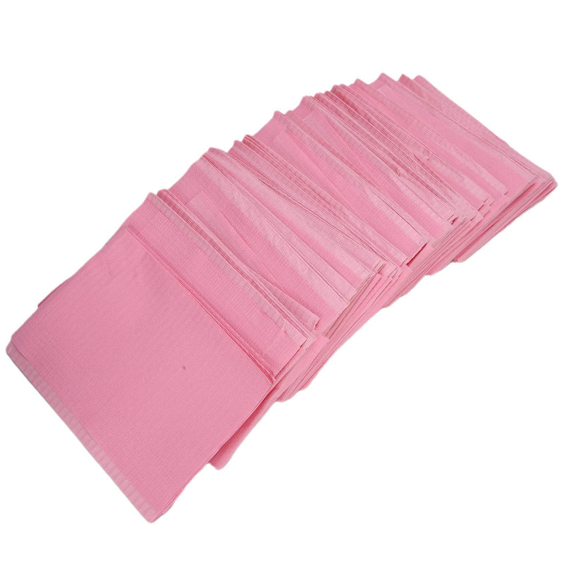 Pack of 125 Bibs, Waterproof Tattoo Piercing Bibs, Disposable, Dentist Bibs, Tattoo Tray Covers, Waterproof Napkins, Napkin Tattoo Supplies, Tattoo Table Mat