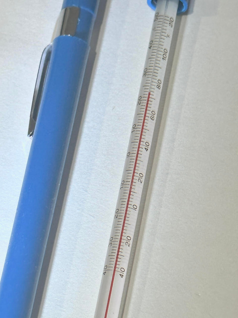 [Australia - AusPower] - LABO Pocket Laboratory Chemical Thermometer -40/+50°C or -40/+120°F, Duo Reading Liquid in Glass 