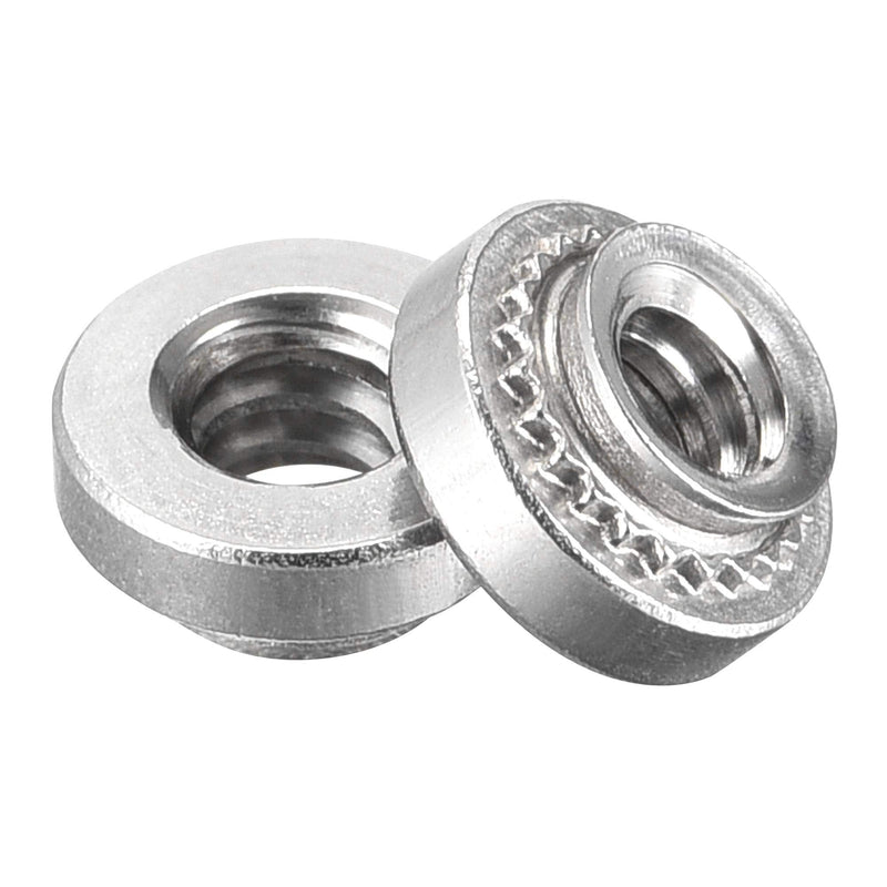 [Australia - AusPower] - uxcell Self -Clinching Nuts,#6-32 x 0.1-Inch Stainless Steel Rivet Nut Round Head Steel Metal Sheet Mounting Hardware Fastener 100pcs #6-32x2.54mm 