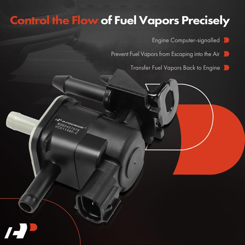 [Australia - AusPower] - A-Premium Vapor Canister Purge Solenoid Valve Compatible with Toyota RAV4 2006-2012 & Mazda 3 2010-2013, CX-7 2010-2012, MX-5 Miata 2009-2015 & Scion tC 2006-2010 