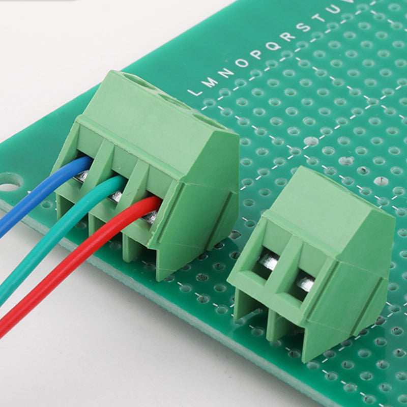 [Australia - AusPower] - CEMYDEYO PCB Screw Terminals, Pack of 50, 2.54 mm 0.1 Inch Pitch PCB Mount Screw Terminal Block, 2 Pin, 3 Pin, 4 Pin Connector, for 26-18AWG Cable 