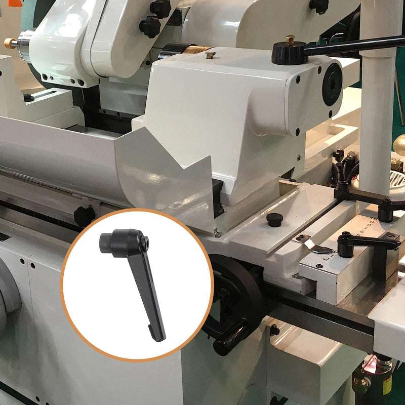 [Australia - AusPower] - uxcell 4Pcs M8 Adjustable Knobs Handle Female Thread Push Button Ratchet Quick Release Locking Rotating Bolt for Lathe Machinery, Black 