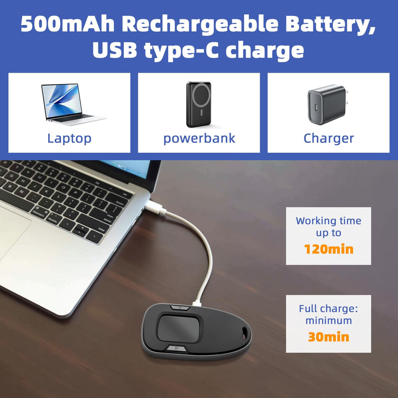 [Australia - AusPower] - Luvan Mobile Phone Microscope, Portable Microscope, 200X Portable Pocket Microscope, 2.0 Inch IPS Colour Display, 2 Light Source Modes, 1 Megapixel, Built-in LED, Seniors 