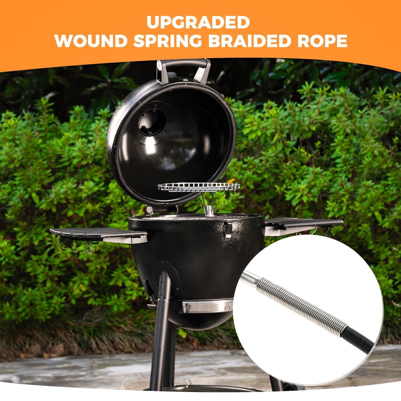 [Australia - AusPower] - Mgoodoo E6480 Spring Design Heat Sensor RTD Temp Probe Compatible with Char-Griller AKORN AUTO-KAMADO (2 Pack) 