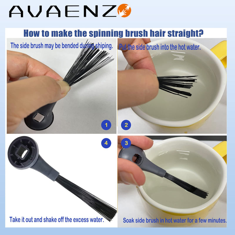 [Australia - AusPower] - Replacement Parts Compatible with Shark AV2610WA AV2630WA RV2610WA Matrix Plus Robot Vacuum Cleaner,1 Main Brush,1 Main Brush Cover,2 Filters,5 Mop Pads,6 Side Brushes,1 Pre Filter,1 Pre-Motor Foam 