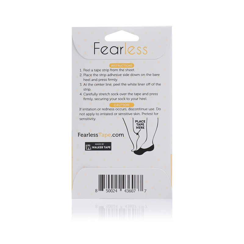 Fearless Tape Combo - Double Sided Strips & Dots (100 Pack) | Body Tape Clothing Variety Kit | Invisible Strong Hold Adhesive Strips + Dots Clear