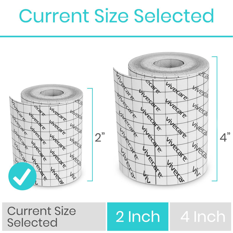 [Australia - AusPower] - ViveCare Soft Cloth Surgical Tape 2" x 10 Yards (3 Rolls) - Hypoallergenic Medical Paper Tape for Wound Care - First Aid Kit Supplies for Wound Dressing - Latex-Free Breathable Tape Gauze 2 In 