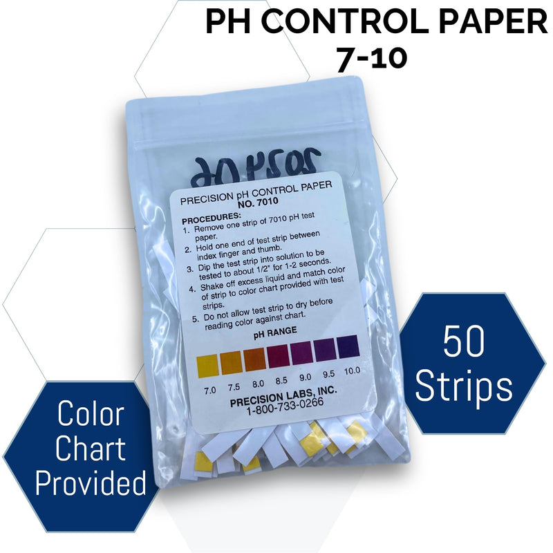 [Australia - AusPower] - Eisco Labs - pH Test Strips 7-10 Range - Narrow-Range pH Testing Kit with Broad Color Spectrum, 50 Strips 