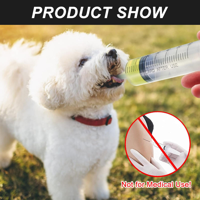 [Australia - AusPower] - Pack of 2 syringes, 350 ml, oil syringe, dosing syringe, made of plastic, plastic syringe, reusable for oil or glue applicators, laboratory, industry, garden and pet feeding 