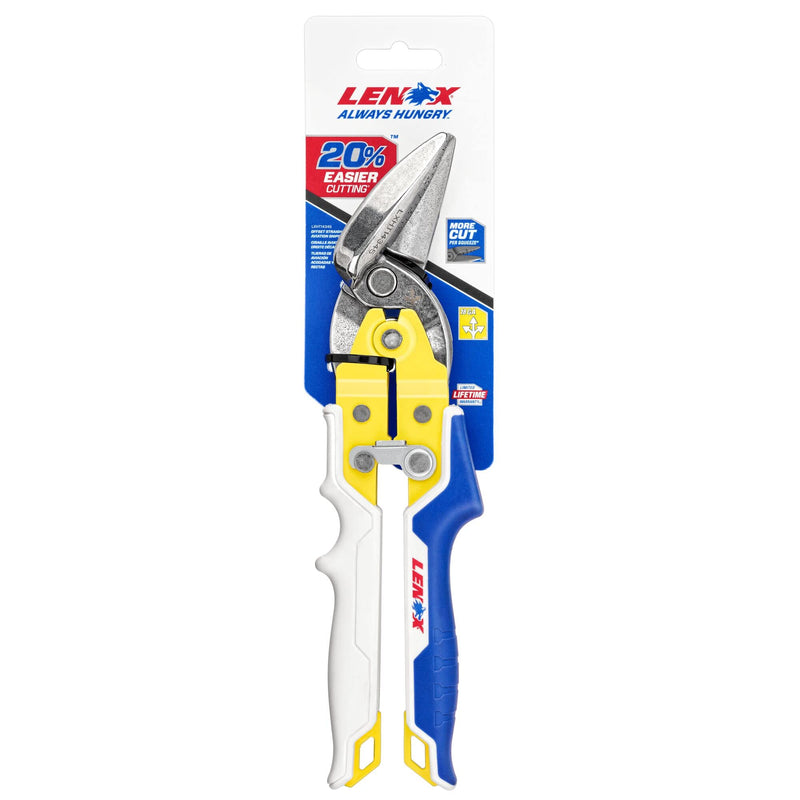 [Australia - AusPower] - LENOX TOOLS Pliers, Offset Straight Avitation Snips, With Durable Grip (LXHT14345) Offset Straight Aviation 
