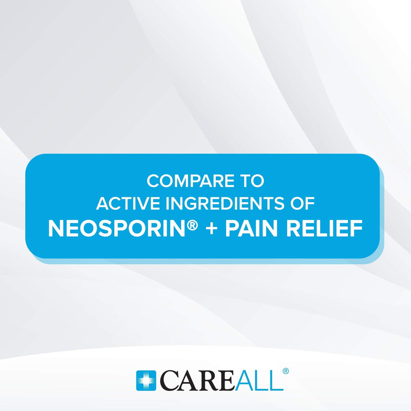 [Australia - AusPower] - CareAll Triple Antibiotic Ointment + Pain Relief 1.0 oz (4 Pack), Dual Action First Aid for Minor Scrapes, Cuts, and Burns to Help Prevent Infection While Providing Maximum Strength Pain Relief. 