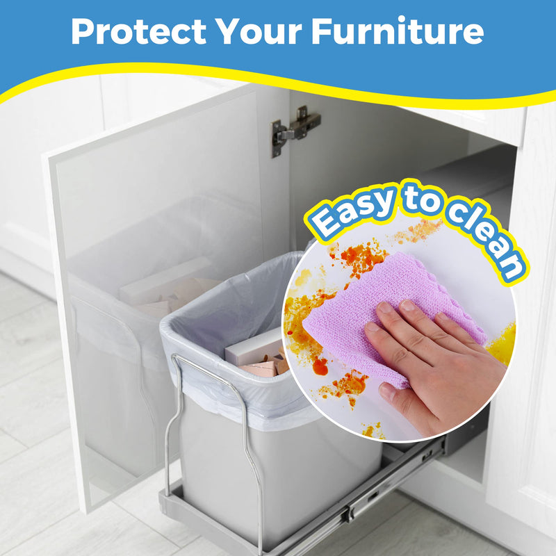 Electrostatic Wall Protective Film, Clear Protector Removable Contact Paper, Transparent Static Cling, Plastic Wall Protector from Trash Can, Chair Back, Furniture, Door 9.84ft 15.7inx9.84ft