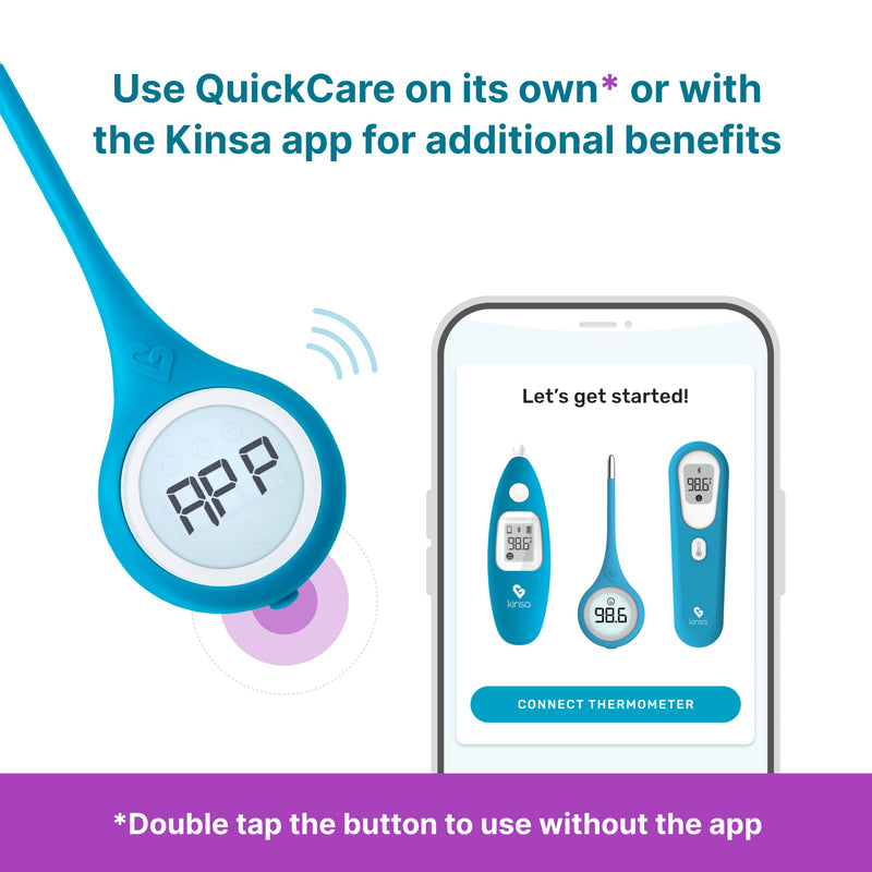 [Australia - AusPower] - Kinsa QuickCare Smart Digital Thermometer - Medical Termometro FDA Cleared 