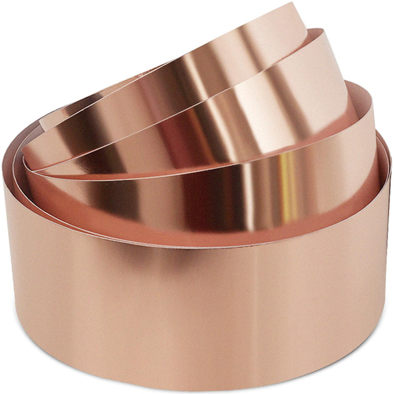Copper Foil Tape (5inch X 33 FT) with Dual Conductive Adhesive Copper Tape for Guitar, Electrical Repairs, Arts & Crafts, Stained Glass, Paper Circuits, Soldering, Grounding, Home Decor 5" X 396"