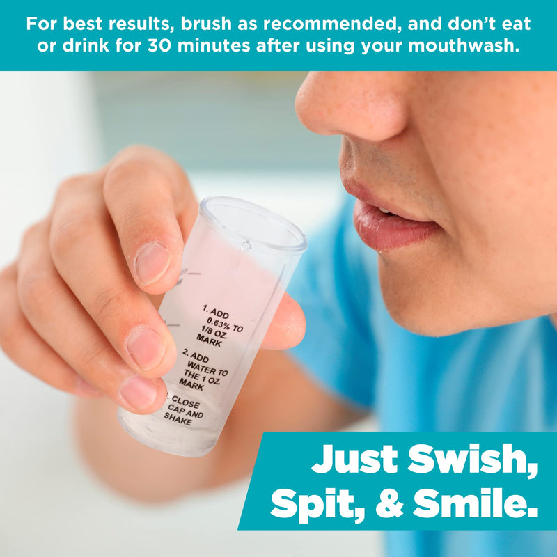 Perio Maintenance Alcohol Free Mouthwash – Concentrated Mouthwash for Bad Breath, Plaque, Sensitive Teeth, and Gingivitis or Gum Disease - Fresh Mint Flavored Fluoride Rinse Pack of 2 by Everest 20 Fl Oz (Pack of 1)