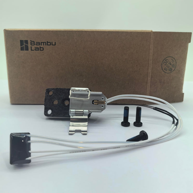 Original Hotend Heating Assembly kit for Bambu Lab A1/A1Mini 3D Printer Accessories,A1 Series Hotend Heating Component Mounting Accessories with Thermistor, Ceramic Heater, Base,Clip,Quick-Change Kit Original A1/A1mini Hotend Heating Assembly