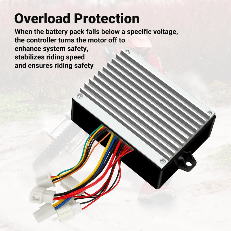 EOPOAYI MX500 Controller Replacement for Razor MX650 V14+ MX500 V21+ SX500 McGrath Electric Dirt Rocket Bike RSF650 EcoSmart Metro Scooter Dirt Quad 500 ATV, 36V Control Module with 3 Pin Charger Port 36V Controller